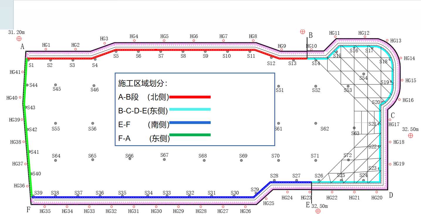 巢湖居巢区基坑支护设计